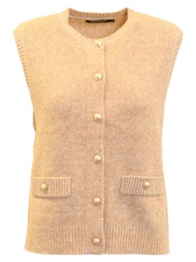Signature vest - camel - Dame - Veste - Signature Signature vest - camel - Dame - Veste - Signature