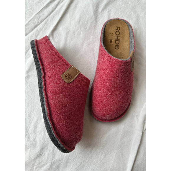 Rohde hjemmesko - bordeaux - Hjemmesko til damer - bløde slippers mm. - Rohde Rohde hjemmesko - bordeaux - Hjemmesko til damer - bløde slippers mm. - Rohde