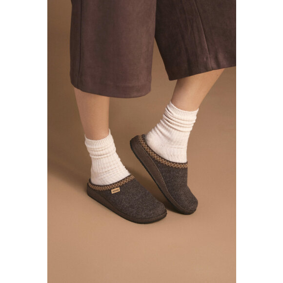 Rohde hjemmesko - Novara - mocca - Hjemmesko til damer - bløde slippers mm. - Rohde Rohde hjemmesko - Novara - mocca - Hjemmesko til damer - bløde slippers mm. - Rohde