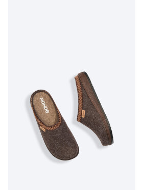 Rohde hjemmesko - Novara - mocca - Hjemmesko til damer - bløde slippers mm. - Rohde