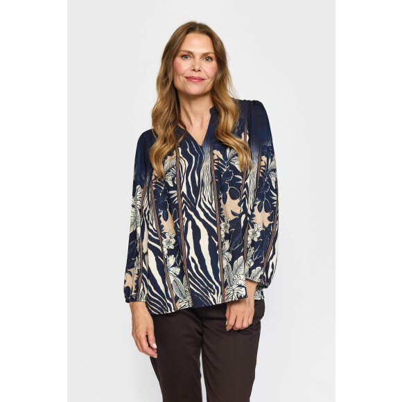 2-Biz Bluse - Lise - Blå - Dame - Bluser - 2-Biz 2-Biz Bluse - Lise - Blå - Dame - Bluser - 2-Biz