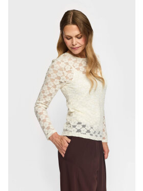 2-Biz Blondebluse - Tilde - Off white - Dame - Bluser - 2-Biz
