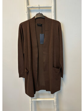 Brandtex Cardigan - Brun - Lækre striktrøjer til kvinder - Brandtex Brandtex Cardigan - Brun - Lækre striktrøjer til kvinder - Brandtex