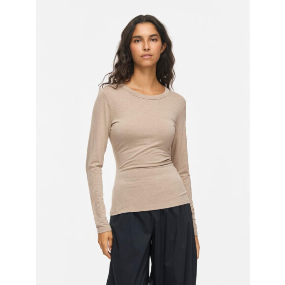 Vila Bluse - ViAmbiosa - sand - Dame - Bluser - VILA