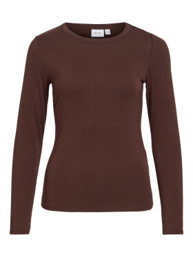 Vila Bluse - ViAmbiosa - brun - Dame - Bluser - VILA Vila Bluse - ViAmbiosa - brun - Dame - Bluser - VILA