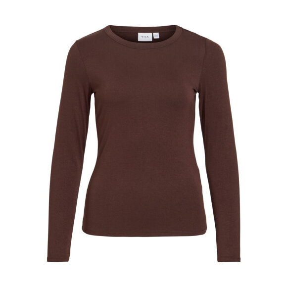 Vila Bluse - ViAmbiosa - brun - Dame - Bluser - VILA
