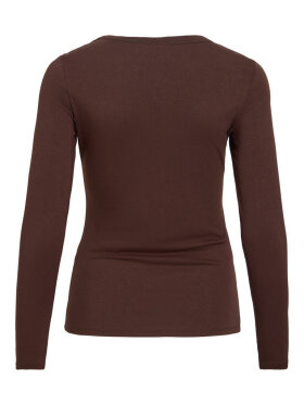 Vila Bluse - ViAmbiosa - brun - Dame - Bluser - VILA