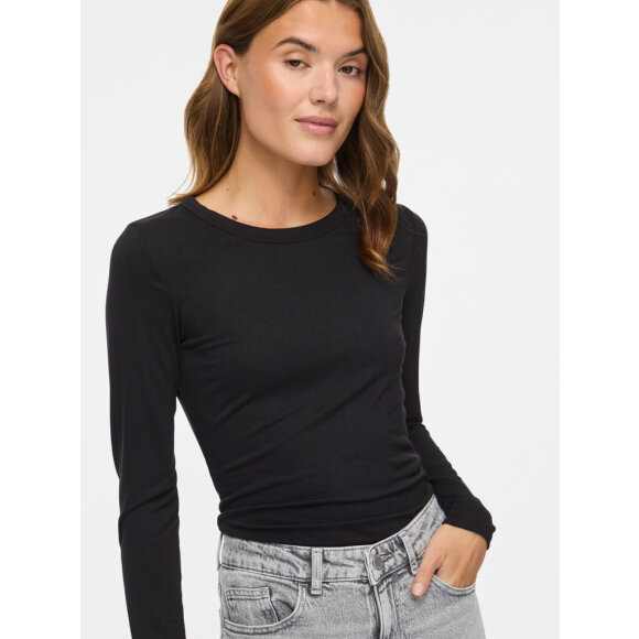 Vila Bluse - ViAmbiosa - Sort - Dame - Bluser - VILA