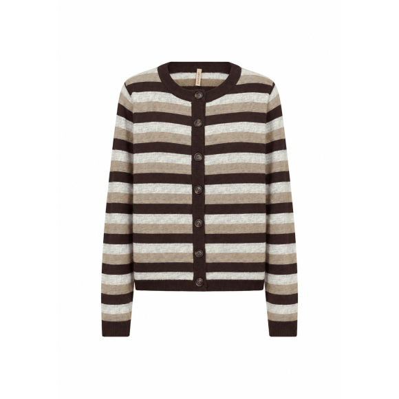 SoyaConcept Cardigan - Orlean - Sand/brun - Lækre striktrøjer til kvinder - Soyaconcept 