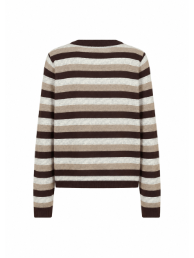 SoyaConcept Cardigan - Orlean - Sand/brun - Lækre striktrøjer til kvinder - Soyaconcept 