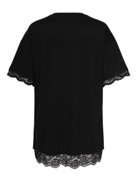 Only Carmakoma Kjole - CarLise - Sort/blonder  - Kjoler til plus size kvinder - ONLY CarmaKoma