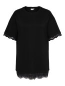 Only Carmakoma Kjole - CarLise - Sort/blonder  - Kjoler til plus size kvinder - ONLY CarmaKoma