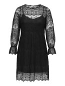 Only Carmakoma kjole - CarZenia - Sort/lace  - Kjoler til plus size kvinder - ONLY CarmaKoma