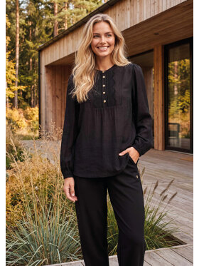 Prepair Bluse - Tove - Sort - Dame - Bluser - Prepair Prepair Bluse - Tove - Sort - Dame - Bluser - Prepair
