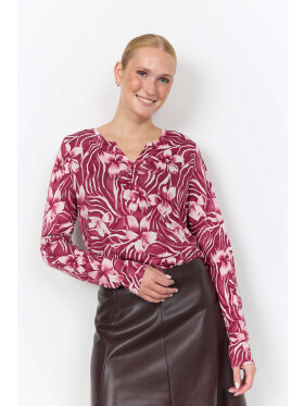 SoyaConcept bluse - Felicity - Rød - Dame - Bluser - Soyaconcept 