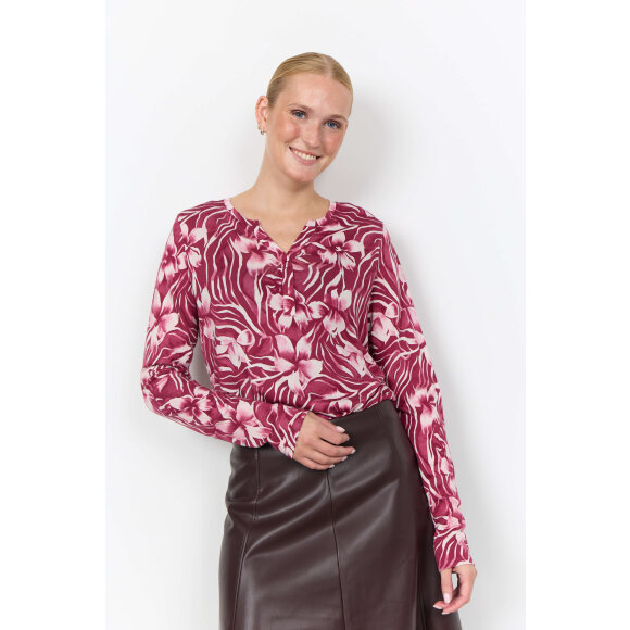 SoyaConcept bluse - Felicity - Rød - Dame - Bluser - Soyaconcept 
