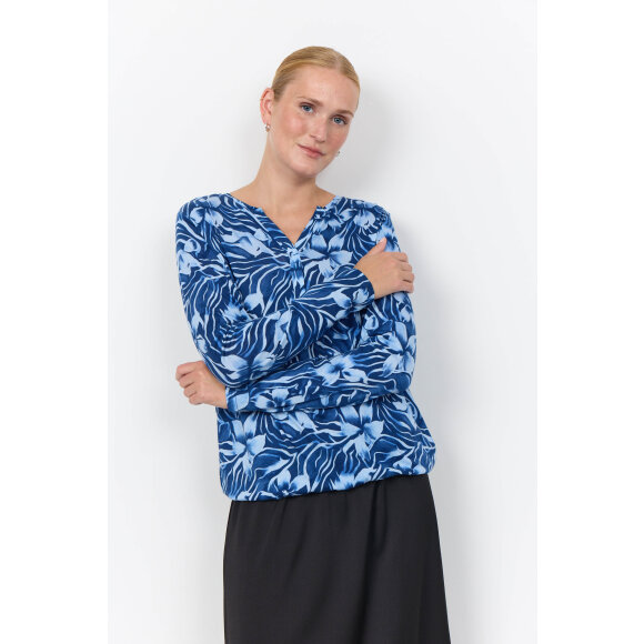 SoyaConcept bluse - Felicity - Blå - Dame - Bluser - Soyaconcept 