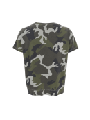 Black Colour t-shirt - Zelda - army camouflage - Dame - T-shirts - Black Colour
