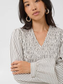 Part Two Bluse - DewaPW - Hvid/stribet - Dame - Bluser - Part Two Part Two Bluse - DewaPW - Hvid/stribet - Dame - Bluser - Part Two