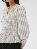 Part Two Bluse - DewaPW - Hvid/stribet - Dame - Bluser - Part Two Part Two Bluse - DewaPW - Hvid/stribet - Dame - Bluser - Part Two