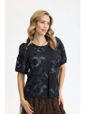 In Front Bluse - Cadeau - Sort - Dame - Bluser - In Front In Front Bluse - Cadeau - Sort - Dame - Bluser - In Front