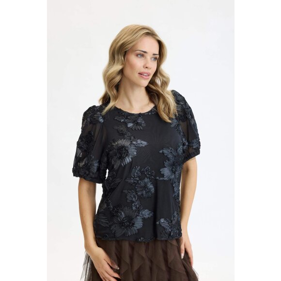In Front Bluse - Cadeau - Sort - Dame - Bluser - In Front In Front Bluse - Cadeau - Sort - Dame - Bluser - In Front