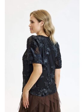 In Front Bluse - Cadeau - Sort - Dame - Bluser - In Front