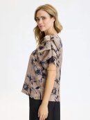 In Front Bluse - Vallerie - Sand/blomster - Dame - Bluser - In Front In Front Bluse - Vallerie - Sand/blomster - Dame - Bluser - In Front