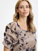 In Front Bluse - Vallerie - Sand/blomster - Dame - Bluser - In Front In Front Bluse - Vallerie - Sand/blomster - Dame - Bluser - In Front