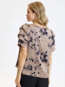 In Front Bluse - Vallerie - Sand/blomster - Dame - Bluser - In Front In Front Bluse - Vallerie - Sand/blomster - Dame - Bluser - In Front