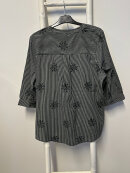 Cassiopeia bluse - Elissa - Grey combi - Overdele til Plus size - Cassiopeia