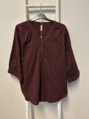 Cassiopeia bluse - Elissa - bordeaux combi - Overdele til Plus size - Cassiopeia