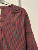 Cassiopeia bluse - Elissa - bordeaux combi - Overdele til Plus size - Cassiopeia