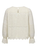 Only Carmakoma bluse - CarZenna - Off white/lace - Overdele til Plus size - ONLY CarmaKoma
