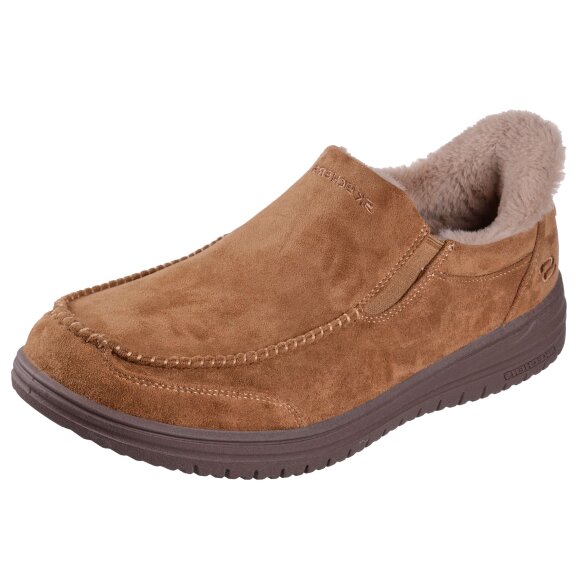 Skechers hjemmesko - slip-ins - Chestnut - Herre - Hjemmesko - Skechers