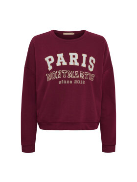 Marta sweatshirt - Oceana - Wine - Dame - Sweatshirts - Marta