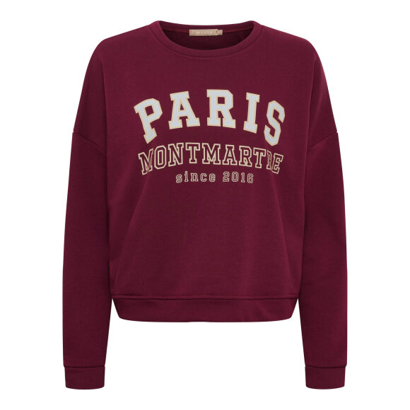 Marta sweatshirt - Oceana - Wine - Dame - Sweatshirts - Marta