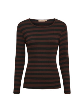 Marta Bluse - Sort/brun - Dame - Bluser - Marta Marta Bluse - Sort/brun - Dame - Bluser - Marta