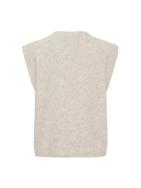 Marta Vest strik - MdcCelestia - Beige - Dame - Veste - Marta