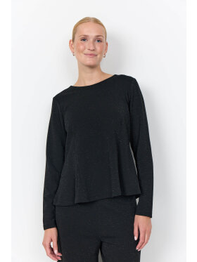 SoyaConcept bluse - SC-Andine - Sort/glimmer - Dame - Bluser - Soyaconcept 