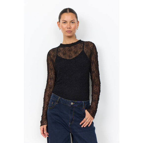 SoyaConcept blonde bluse - SC-Jabina - Sort - Dame - Bluser - Soyaconcept 