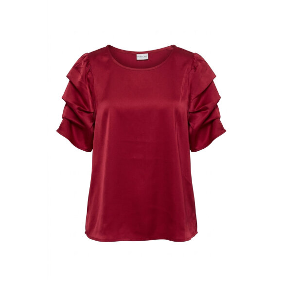 In Front Bluse - Alexandra - Rød - Dame - Bluser - In Front In Front Bluse - Alexandra - Rød - Dame - Bluser - In Front