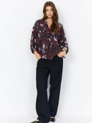 WasabiConcept bluse - WaKatalina - brun mix - Overdele til Plus size - Wasabiconcept