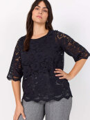 WasabiConcept bluse - WaKlarissa - Sort - Overdele til Plus size - Wasabiconcept