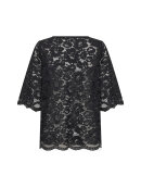 WasabiConcept bluse - WaKlarissa - Sort - Overdele til Plus size - Wasabiconcept