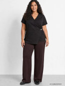 WasabiConcept bukser - Wa-Kufa - Brun/striber - Plus size bukser til kvinder - Wasabiconcept