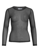 Vila meshbluse - ViDinara - Sort/glimmer - Dame - Bluser - VILA