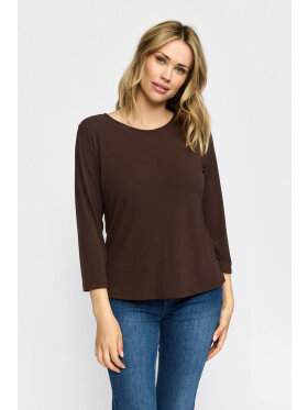 2-Biz bluse - Elie - Brun - Dame - Bluser - 2-Biz