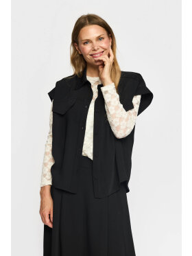 2-Biz vest - Olga - Sort - Dame - Veste - 2-Biz