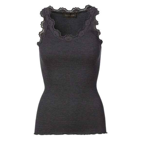 Rosemunde Top Grå melange - Toppe til dame - Sommertoppe mm. - Rosemunde